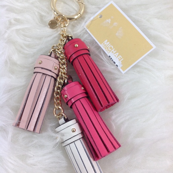 Michael Kors Accessories - Michael Kors pink leather hang charm